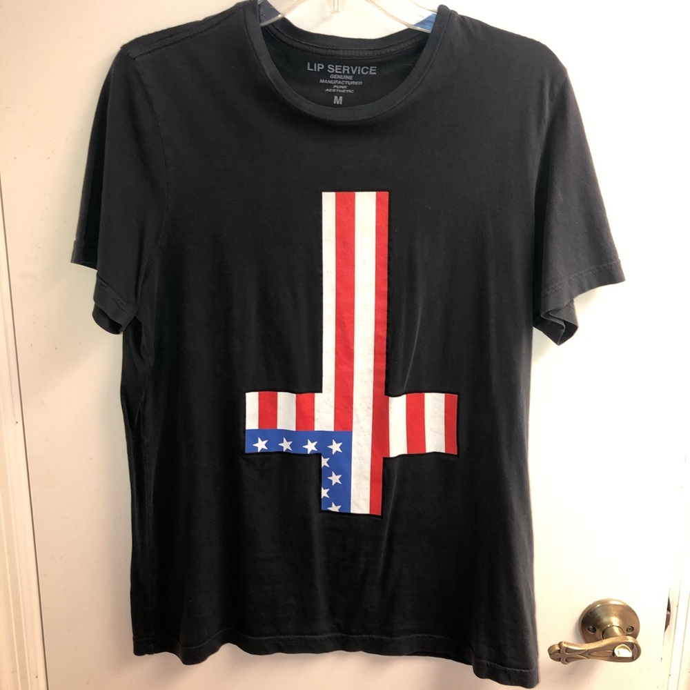 American Flag Cross shirt